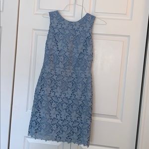 Club Monaco blue lace dress size 8